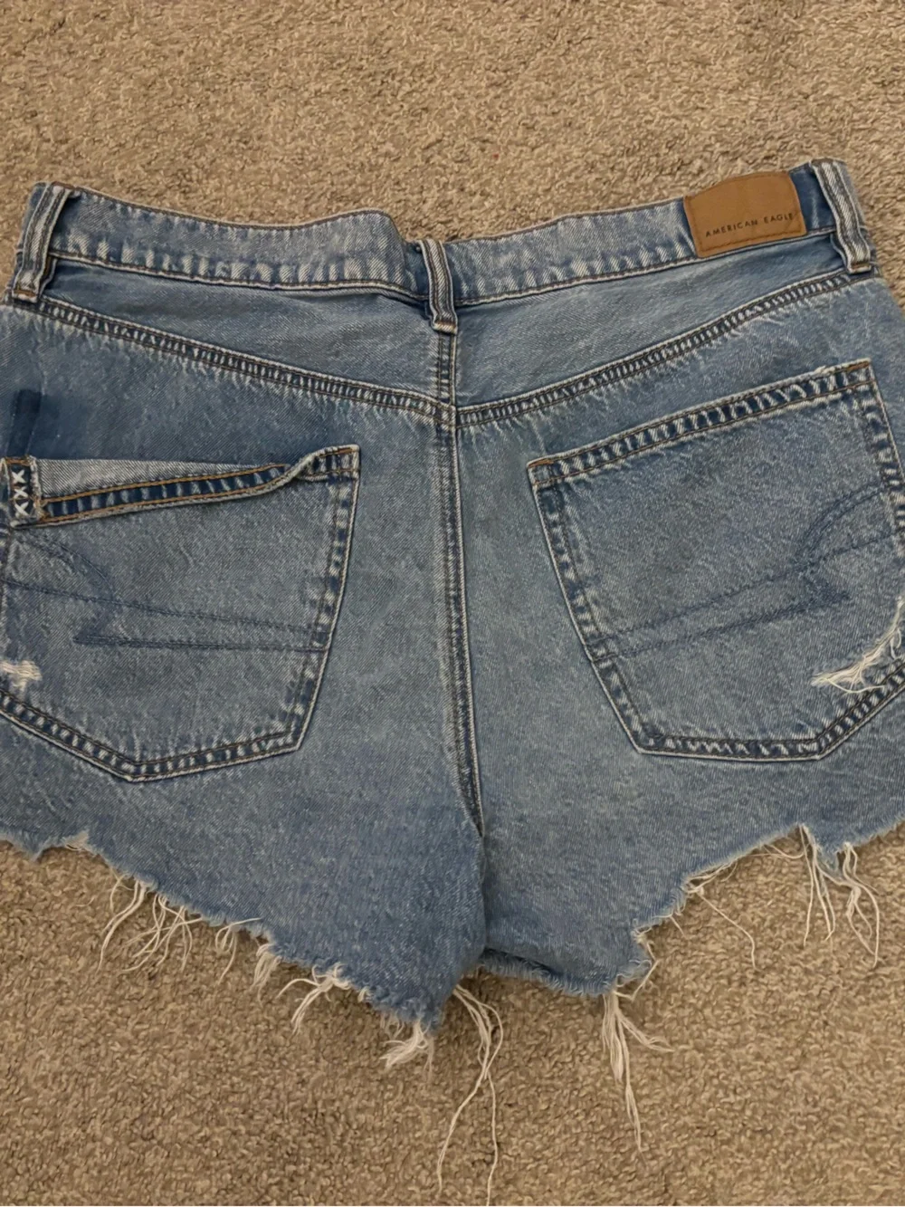 american eagle denim shorts